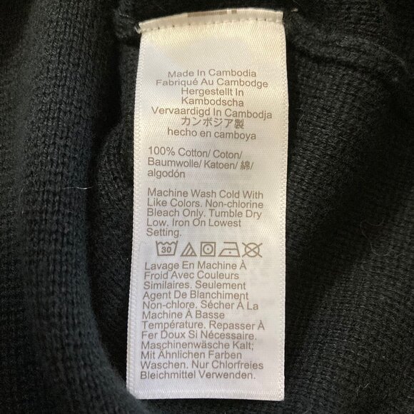 J. Crew Women's Soft Blazer Jacket, Black Cotton Knit Deep Pockets, size Medium - Picture 6 of 10